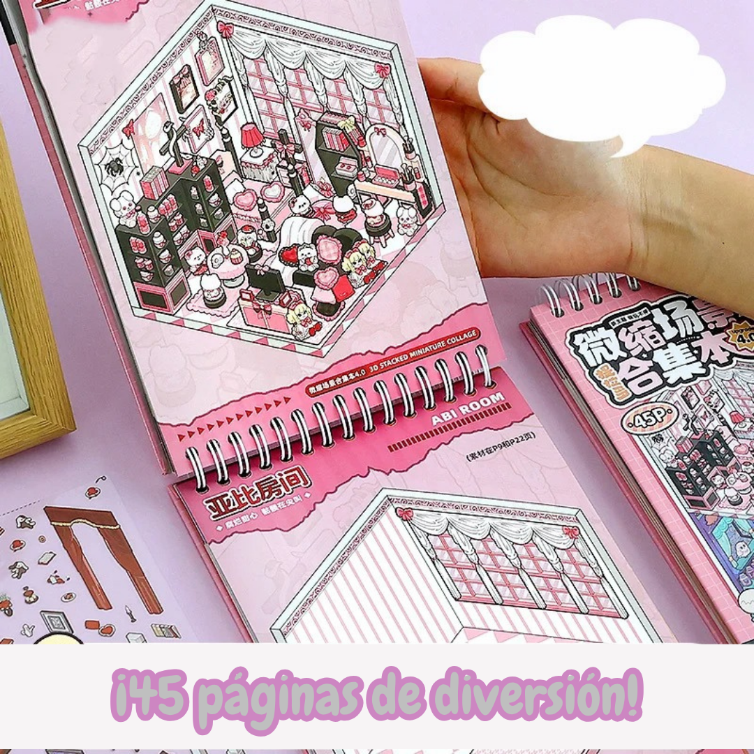 StickerWorld™ – Libro de stickers para crear historias