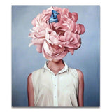 Pintura por números - Flower Woman