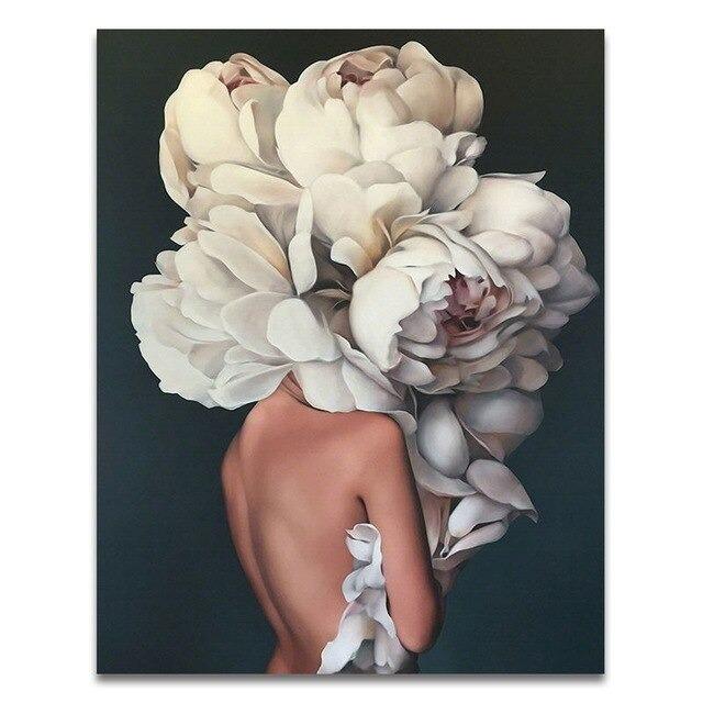 Pintura por números - Flower Woman