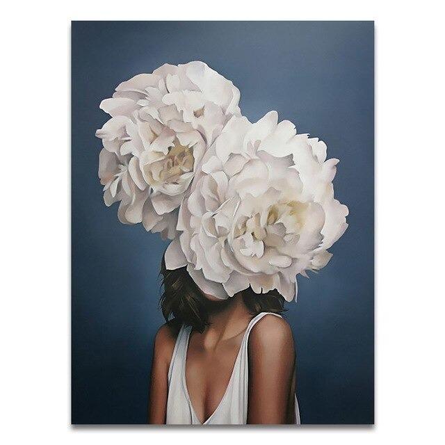 Pintura por números - Flower Woman