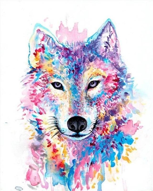 Pintura por números - Especial animales