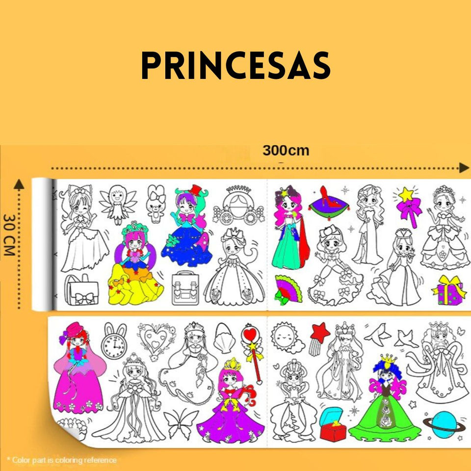 Rollo de dibujo para niños - ¡Pintura creativa y Divertida!